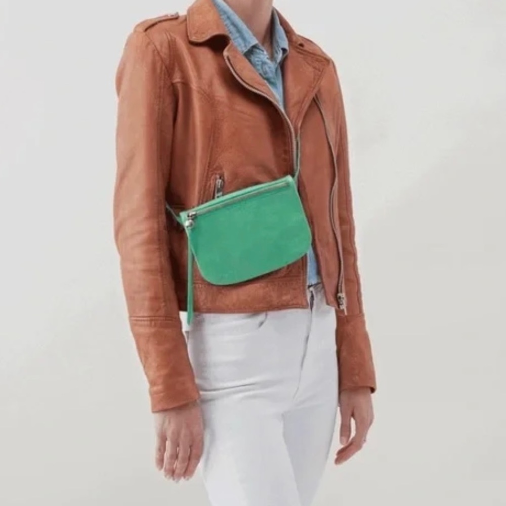 Hobo Saunter Leather Belt Bag Mint Green